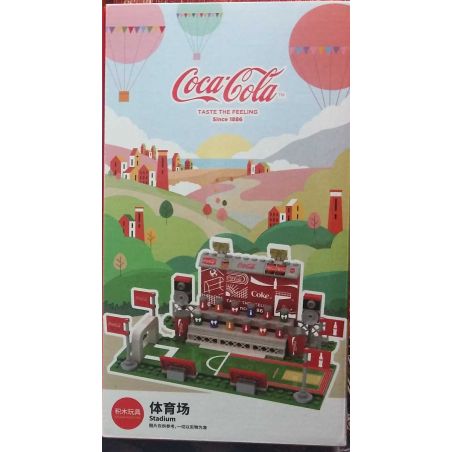 COCA-COLA GGSY22800305A 22800305A non  ĐỒ CHƠI SÂN VẬN ĐỘNG bộ đồ chơi xếp lắp ráp ghép mô hình Sports GYM Thể Thao