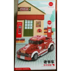 COCA-COLA GGSY942308465B 942308465B non  XE CỔ ĐIỂN bộ đồ chơi xếp lắp ráp ghép mô hình Racers CAR Đua Tốc Độ