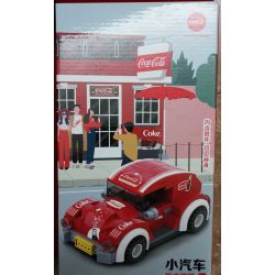 COCA-COLA GGSY29673235A 29673235A non  XÂY DỰNG Ô TÔ bộ đồ chơi xếp lắp ráp ghép mô hình City Thành Phố