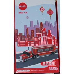 COCA-COLA GGSY2679762595A 2679762595A non  LỊCH XE TẢI ĐỒ CHƠI bộ đồ chơi xếp lắp ráp ghép mô hình Gear TRUCK Đồ Lắp Ghép