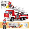 Kazi KY044 non  XE THANG CỨU HỎA bộ đồ chơi xếp lắp ráp ghép mô hình Fire Rescure JOYOUS 126 khối