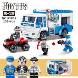 Kazi KY062 non  KY062. bộ đồ chơi xếp lắp ráp ghép mô hình Police JOYOUS Cảnh Sát 139 khối