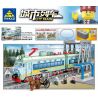 Kazi KY98254 98254 non  ĐẦU MÁY ĐIỆN SHAOSHAN bộ đồ chơi xếp lắp ráp ghép mô hình Trains CITYTRAIN Tàu Hỏa 1162 khối