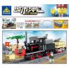 Kazi KY98255 98255 non  ĐẦU MÁY "O" bộ đồ chơi xếp lắp ráp ghép mô hình Trains CITYTRAIN Tàu Hỏa 379 khối