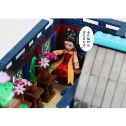 XINGBAO 01029 non  CHỢ HOA SHENYUFANG · CỬA HÀNG ROUGE bộ đồ chơi xếp lắp ráp ghép mô hình Mini Modular Đường Phố Thu Nhỏ 3027 khối