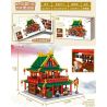 ZHEGAO QL0975 0975 non  THÁP ZUIXIAO bộ đồ chơi xếp lắp ráp ghép mô hình Modular Buildings CHINESE PRINCESS Mô Hình Nhà Cửa 2360 khối