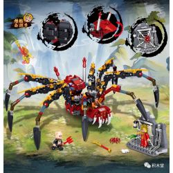 ZHEGAO QL1635 1635 non  TINH LINH NHỆN bộ đồ chơi xếp lắp ráp ghép mô hình Monkie Kid JOURNEY TO THE WEST Tây Du Ký Tôn Ngộ Không 498 khối