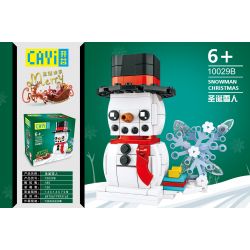 CAYI 10029B non  NGƯỜI TUYẾT GIÁNG SINH bộ đồ chơi xếp lắp ráp ghép mô hình Seasonal SNOWMAN CHRISTMAS Mùa Lễ Hội 185 khối