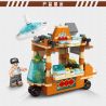 LELE BROTHER 8613 non  8 XE ĐẬU PHỤ THỐI BÁNH BAO BẠCH TUỘC KEM NƯỚC TRÁI CÂY TƯƠI HẠT DẺ CHIÊN XÚC XÍCH XIÊN QUE TRÁNG MIỆNG bộ đồ chơi xếp lắp ráp ghép mô hình City MINI FOOD STREET Thành Phố 1388 khối