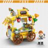 LELE BROTHER 8613 non  8 XE ĐẬU PHỤ THỐI BÁNH BAO BẠCH TUỘC KEM NƯỚC TRÁI CÂY TƯƠI HẠT DẺ CHIÊN XÚC XÍCH XIÊN QUE TRÁNG MIỆNG bộ đồ chơi xếp lắp ráp ghép mô hình City MINI FOOD STREET Thành Phố 1388 khối