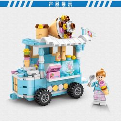 LELE BROTHER 8613 non  8 XE ĐẬU PHỤ THỐI BÁNH BAO BẠCH TUỘC KEM NƯỚC TRÁI CÂY TƯƠI HẠT DẺ CHIÊN XÚC XÍCH XIÊN QUE TRÁNG MIỆNG bộ đồ chơi xếp lắp ráp ghép mô hình City MINI FOOD STREET Thành Phố 1388 khối