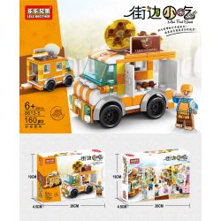 LELE BROTHER 8613 non  8 XE ĐẬU PHỤ THỐI BÁNH BAO BẠCH TUỘC KEM NƯỚC TRÁI CÂY TƯƠI HẠT DẺ CHIÊN XÚC XÍCH XIÊN QUE TRÁNG MIỆNG bộ đồ chơi xếp lắp ráp ghép mô hình City MINI FOOD STREET Thành Phố 1388 khối
