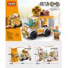 LELE BROTHER 8613 non  8 XE ĐẬU PHỤ THỐI BÁNH BAO BẠCH TUỘC KEM NƯỚC TRÁI CÂY TƯƠI HẠT DẺ CHIÊN XÚC XÍCH XIÊN QUE TRÁNG MIỆNG bộ đồ chơi xếp lắp ráp ghép mô hình City MINI FOOD STREET Thành Phố 1388 khối