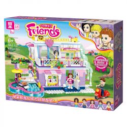 ZHEGAO QL1127 1127 non  BIỆT THỰ NGHỈ MÁT ĐẦY NẮNG CỦA ALISHA bộ đồ chơi xếp lắp ráp ghép mô hình  Các Bạn Gái 586 khối