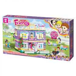 ZHEGAO QL1128 1128 non  BIỆT THỰ TIỆC TÙNG CỦA MILLIE bộ đồ chơi xếp lắp ráp ghép mô hình  Các Bạn Gái 775 khối