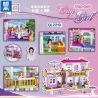 ZHEGAO QL2219 2219 non  BIỆT THỰ bộ đồ chơi xếp lắp ráp ghép mô hình City Girl Thành Phố Con Gái 486 khối