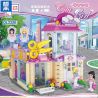 ZHEGAO QL2226 2226 non  TIỆM HỚT TÓC bộ đồ chơi xếp lắp ráp ghép mô hình City Girl Thành Phố Con Gái 394 khối