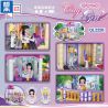 ZHEGAO QL2226 2226 non  TIỆM HỚT TÓC bộ đồ chơi xếp lắp ráp ghép mô hình City Girl Thành Phố Con Gái 394 khối