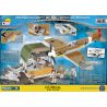 COBI 5544 non  NHIỆM VỤ CỦA MESSERSCHMIDT BF 109-CHÂU PHI bộ đồ chơi xếp lắp ráp ghép mô hình Military Army MESSERSCHMITT BF 109 - AFRICAN MISSION Quân Sự Bộ Đội 500 khối