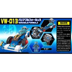 BIKKU VW-013 non  CÔNG THỨC MỘT bộ đồ chơi xếp lắp ráp ghép mô hình Speed Champions Racing Cars VARIABLE FORMULA Đua Xe Công Thức 144 khối