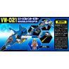 BIKKU VW-021 non  ĐÁNH CHẶN ĐẢO NGƯỢC bộ đồ chơi xếp lắp ráp ghép mô hình REVERSIBLE INTERCEPTER 154 khối