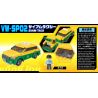 BIKKU VW-SP02 SP02 VWSP02 non  TAXI SIAM bộ đồ chơi xếp lắp ráp ghép mô hình SIAM TAXI 145 khối