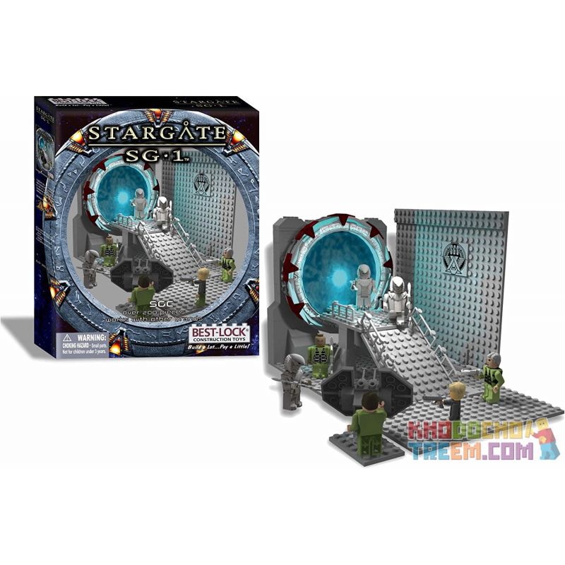 BEST-LOCK 01112S non  SGC. bộ đồ chơi xếp lắp ráp ghép mô hình Star Wars STARGATE SG-1 SGC Chiến Tranh Giữa Các Vì Sao 200 khối