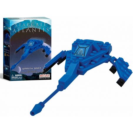 BEST-LOCK 01102S non  WRAITH DART. bộ đồ chơi xếp lắp ráp ghép mô hình Star Wars STARGATE ATLANTIS WRAITH DART Chiến Tranh Giữa Các Vì Sao 50 khối