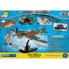 COBI 5527 non  MÁY BAY CHIẾN ĐẤU P-40 WARHAWK bộ đồ chơi xếp lắp ráp ghép mô hình Military Army CURTISS P-40B TOMAHAWK Quân Sự Bộ Đội 270 khối