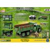 COBI 2378 non  XE TẢI GMC CCKW 353 bộ đồ chơi xếp lắp ráp ghép mô hình Military Army GMC CCKW 353 TRANSPORT TRUCK Quân Sự Bộ Đội 345 khối