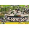 COBI 2487 non  XE TĂNG SIX TIGER bộ đồ chơi xếp lắp ráp ghép mô hình Military Army TIGER PZKPFW VI AUSF. Quân Sự Bộ Đội 500 khối