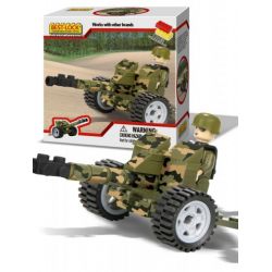 BEST-LOCK 509 non  ĐẠI BÁC bộ đồ chơi xếp lắp ráp ghép mô hình Military Army ARTILLERY GUN Quân Sự Bộ Đội 50 khối