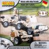 BEST-LOCK 01419 non  XE JEEP VÀ TÀU + PHÁO bộ đồ chơi xếp lắp ráp ghép mô hình Military Army JEEP WITH BOAT + ARTILLERY Quân Sự Bộ Đội