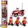 BEST-LOCK 1902 non  XE CỨU HỎA bộ đồ chơi xếp lắp ráp ghép mô hình City FIREFIGHTER CAR Thành Phố 61 khối