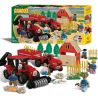 BEST-LOCK 4449 non  TRANG PHỤC MÀU ĐỎ bộ đồ chơi xếp lắp ráp ghép mô hình City RED FARM PLAY SET Thành Phố 450 khối