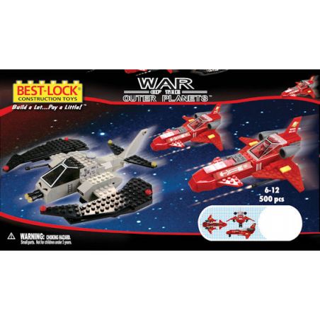 BEST-LOCK 5025 non  MARAUDER VÀ 2 CHIẾN BINH ĐẠI BÀNG bộ đồ chơi xếp lắp ráp ghép mô hình RAIDER AND 2 HAWK 500 khối