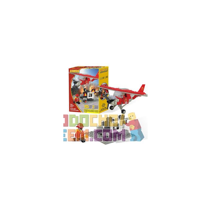 BEST-LOCK 12300 non  MÁY BAY CHỮA CHÁY bộ đồ chơi xếp lắp ráp ghép mô hình City FIREFIGHTER PLANE Thành Phố 105 khối