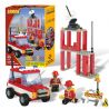 BEST-LOCK 12301 non  BỘ ĐỒ CỨU HỎA bộ đồ chơi xếp lắp ráp ghép mô hình City FIREFIGHTER PLAY SET Thành Phố 105 khối