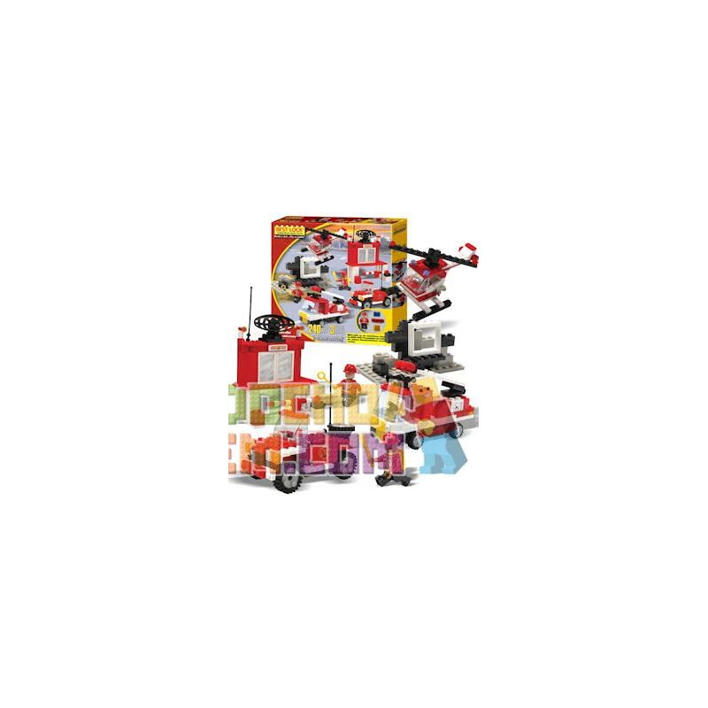 BEST-LOCK 24006 non  BỘ ĐỒ LÍNH CỨU HỎA bộ đồ chơi xếp lắp ráp ghép mô hình City FIREFIGHTER PLAY SET Thành Phố 240 khối