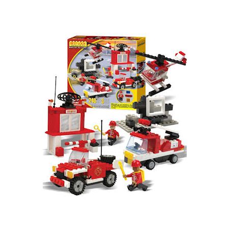 BEST-LOCK 24006 non  BỘ ĐỒ LÍNH CỨU HỎA bộ đồ chơi xếp lắp ráp ghép mô hình City FIREFIGHTER PLAY SET Thành Phố 240 khối
