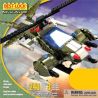 BEST-LOCK 24019 non  TRỰC THĂNG XANH bộ đồ chơi xếp lắp ráp ghép mô hình Military Army GREEN HELICOPTER Quân Sự Bộ Đội 240 khối