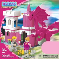 BEST-LOCK 24030 non  BỘ THẾ GIỚI TƯỞNG TƯỢNG bộ đồ chơi xếp lắp ráp ghép mô hình  FANTASYLAND PLAY SET INCLUDING Các Bạn Gái 240 khối