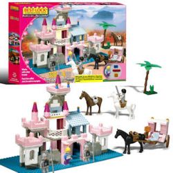 BEST-LOCK 33003 non  LÂU ĐÀI bộ đồ chơi xếp lắp ráp ghép mô hình  CASTLE Các Bạn Gái 330 khối