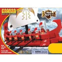 BEST-LOCK 33005 non  CHIẾC PHÀ bộ đồ chơi xếp lắp ráp ghép mô hình Medieval Castle BOAT Chiến Tranh Trung Cổ 330 khối