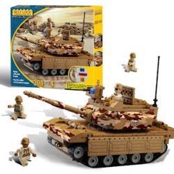 BEST-LOCK 34282 non  BỂ CÁT bộ đồ chơi xếp lắp ráp ghép mô hình Military Army SAND TANK Quân Sự Bộ Đội 300 khối