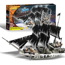 BEST-LOCK 50002 non  TÀU MA bộ đồ chơi xếp lắp ráp ghép mô hình Pirates Of The Caribbean GHOST SHIP Cướp Biển Vùng Caribe 500 khối