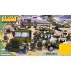 BEST-LOCK 75010 non  BỘ QUÂN SỰ bộ đồ chơi xếp lắp ráp ghép mô hình Military Army MILITARY PLAY SET Quân Sự Bộ Đội 750 khối