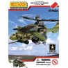 BEST-LOCK 17012 non  TRỰC THĂNG APACHE bộ đồ chơi xếp lắp ráp ghép mô hình Military Army APACHE HELICOPTER Quân Sự Bộ Đội 170 khối