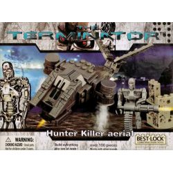 BEST-LOCK 01018T non  SĂN MÁY BAY SÁT THỦ bộ đồ chơi xếp lắp ráp ghép mô hình Terminator HUNTER KILLER AERIAL Kẻ Hủy Diệt 100 khối