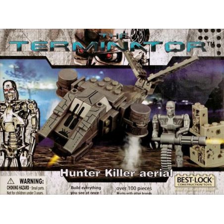 BEST-LOCK 01018T non  SĂN MÁY BAY SÁT THỦ bộ đồ chơi xếp lắp ráp ghép mô hình Terminator HUNTER KILLER AERIAL Kẻ Hủy Diệt 100 khối